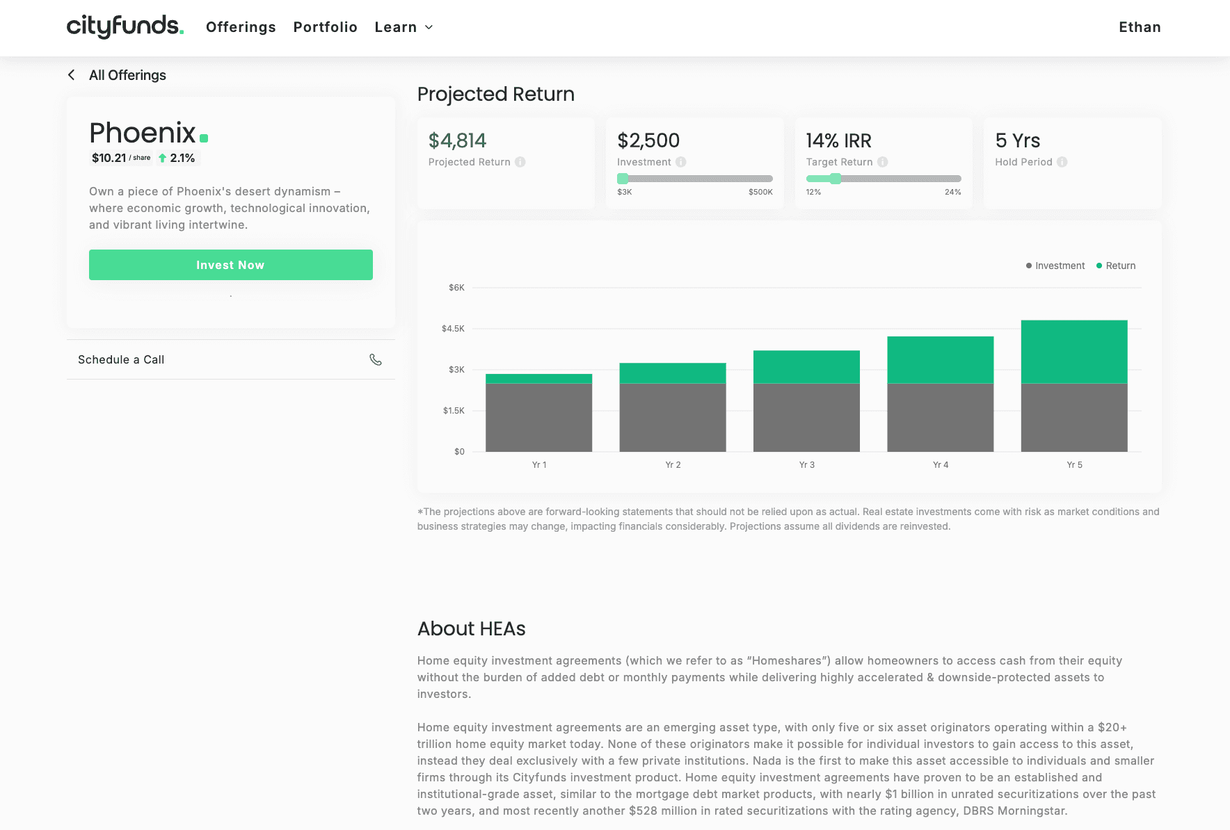 Cityfunds screenshot 2